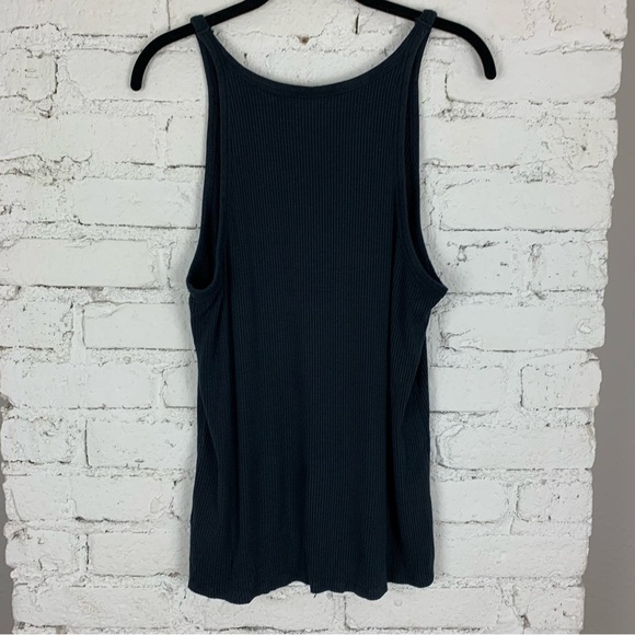 Richer Poorer Black Vintage Ribbed Tank High Neck XL - Picture 11 of 13